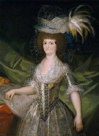 Francisco de Goya Queen of Spain Maria Louisa, nee Bourbon-Parma. oil painting image